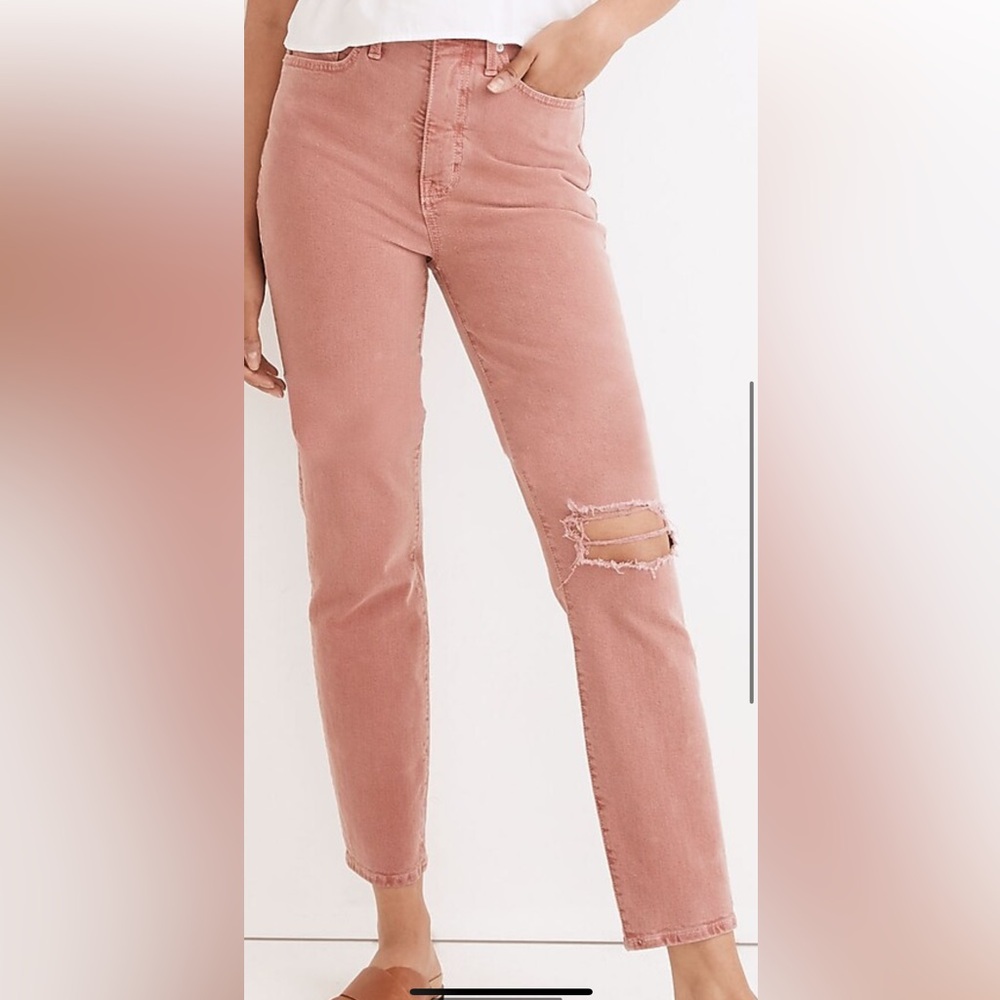 Madewell The Mom Jean Garment-Dye Edition - Sz 30